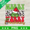 Vintage Merry Grinchmas PNG