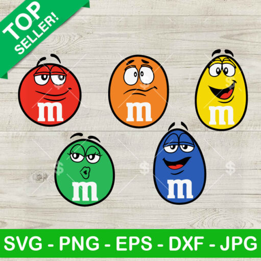 M And M Face Svg