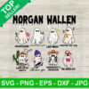 Morgan Wallen Cute Ghost Track List SVG