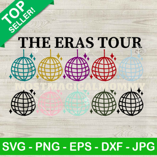 The Eras Tour Disco Ball Svg