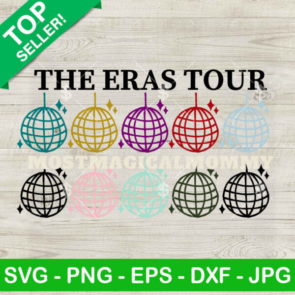 The Eras Tour Disco Ball SVG