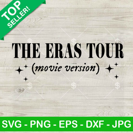 The Eras Tour Movie Version Svg