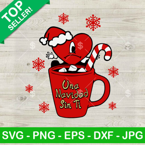 Una Navidad Sin Ti Christmas Mug Svg