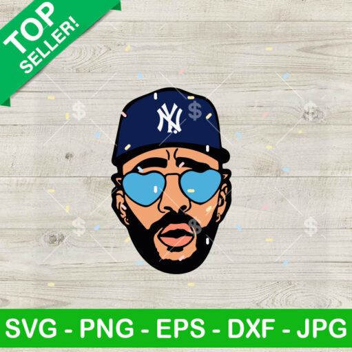 Bad Bunny NY Yankees SVG