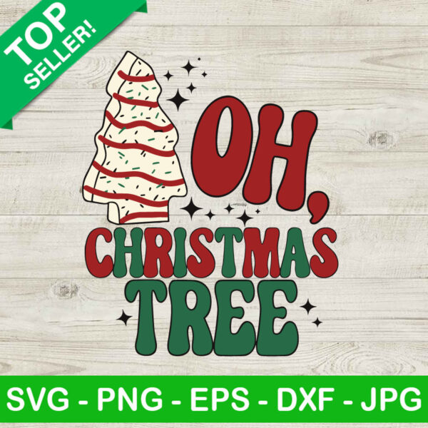 Oh Christmas Tree Cake SVG