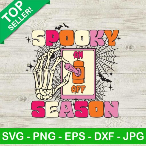 Retro Spooky Season Mode On Svg