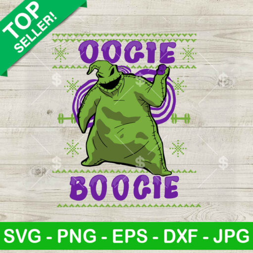 Oogie Boogie Ugly Christmas Sweater SVG