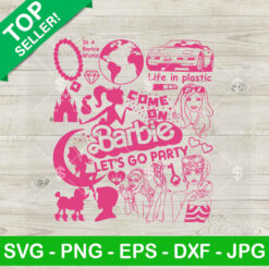 Come On Barbie Let's Go Party SVG PNG