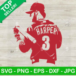 Bryce Harper 3 SVG PNG
