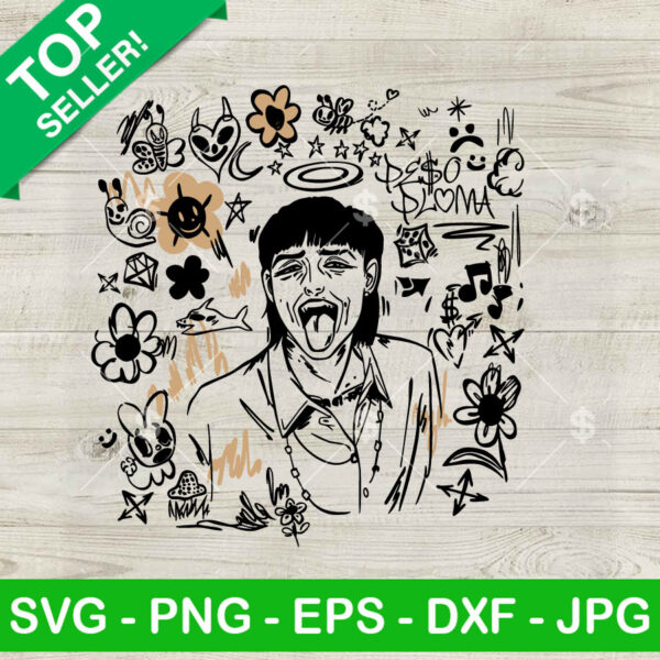 Peso Pluma Karol G New Album Cover SVG, Karol G Halloween SVG, Peso Pluma SVG Files