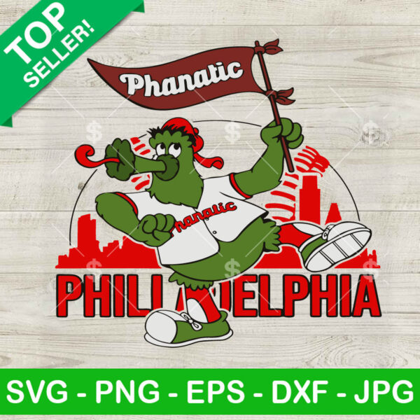 Philadelphia Phillies Phanatic Mascot SVG