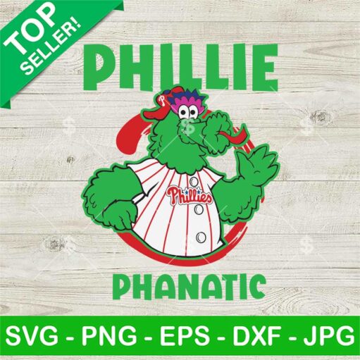 Phillie Phanatic Gunnersaurus Baseball Svg