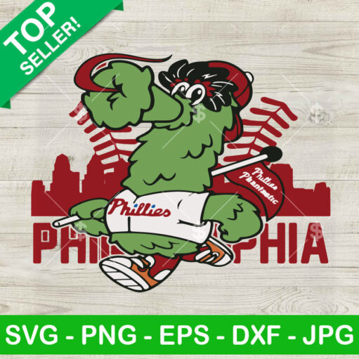 Philadelphia Phillies Phanatic Baseball Svg