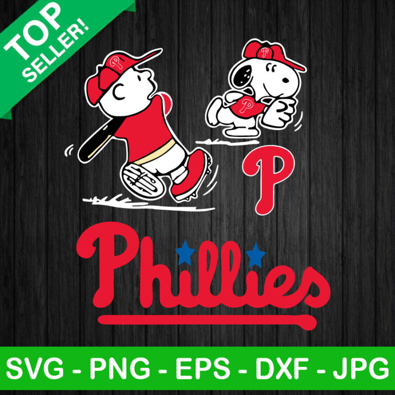 Snoopy And Charlie Philadelphia Phillies Svg Philadelphia Phillies Svg