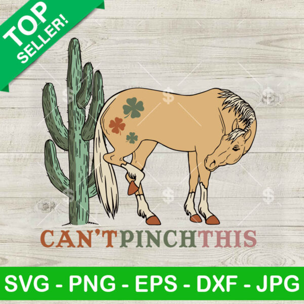 Can't Pinch This Western Horse SVG