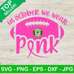 Green Bay In October We Wear Pink SVG