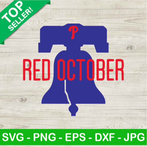 Red October Phillies Logo Svg