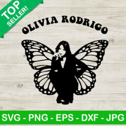 Olivia Rodrigo Butterfly Wings SVG