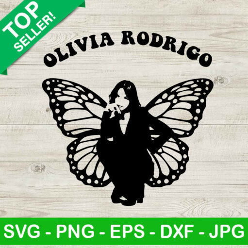 Olivia Rodrigo Butterfly Wings Svg