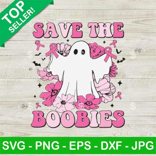 Save The Boobies Breast Cancer Svg