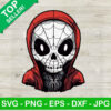 Spiderman Zombie Halloween Skull SVG