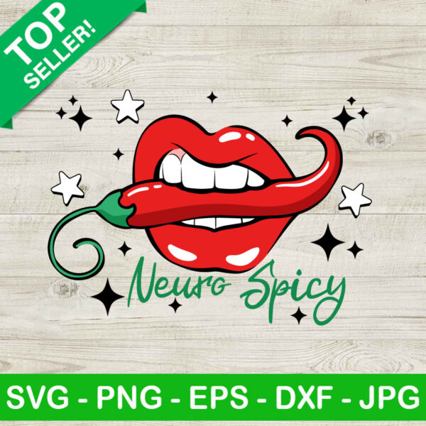 Chili Pepper Lip Neuro Spicy SVG