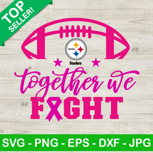 Pittsburgh Steelers Nfl Breast Cancer Svg