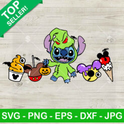 Stitch Oogie Boogie Snacks SVG, Oogie Boogie Disney Snacks SVG, Stitch Halloween SVG Files