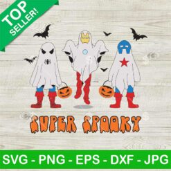 Halloween Superheroes Ghost Super Spooky SVG