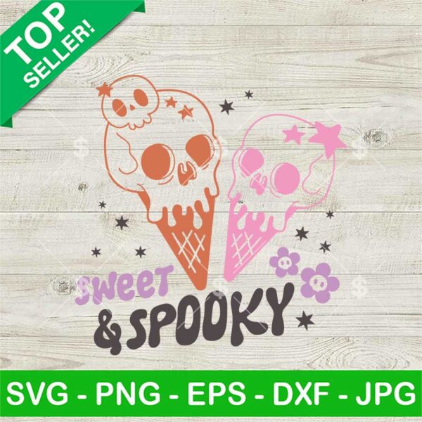 Sweet And Spooky Skull Ice Creams SVG