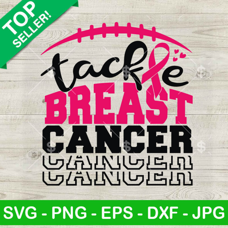 Tackle Breast Cancer SVG