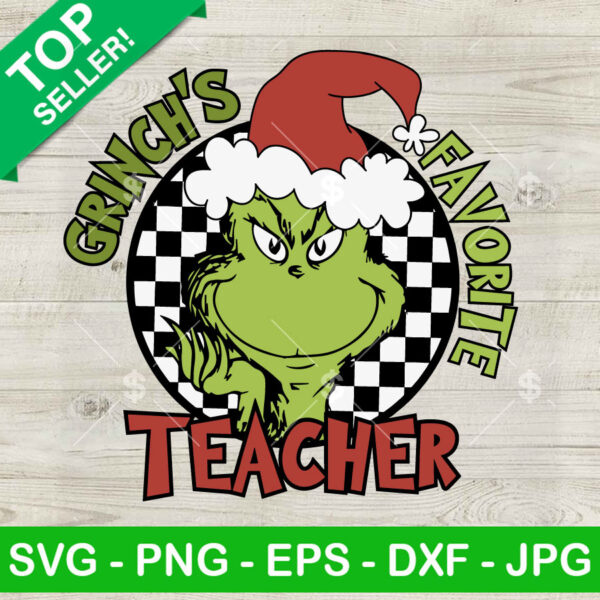 Grinch's Favorite Teacher SVG