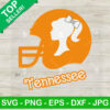 Tennessee Barbie Football Helmet SVG