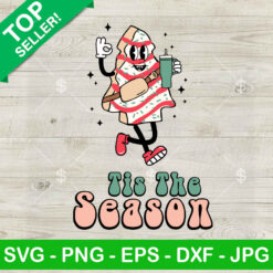 Tis The Season Christmas Tree Cake SVG