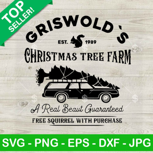 Griswold'S Est 1989 Christmas Tree Farm Svg