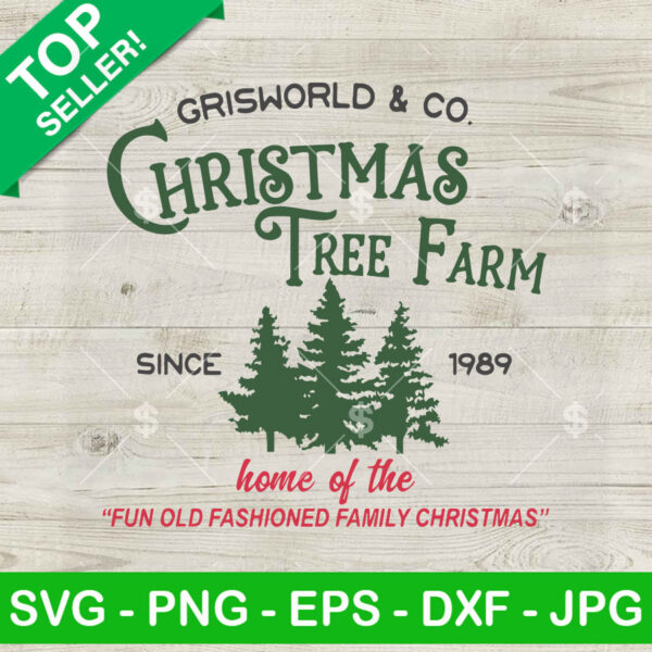 Grisworld And Co Christmas Tree Farm SVG
