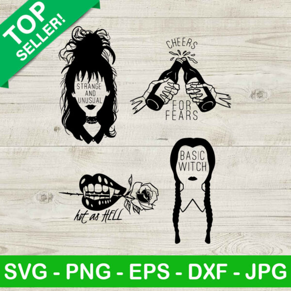 Wednesday Addams Basic Witch SVG