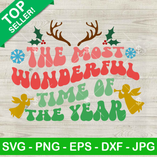 The Most Wonderfull Time Of The Year Svg