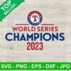 World Series Champions 2023 SVG