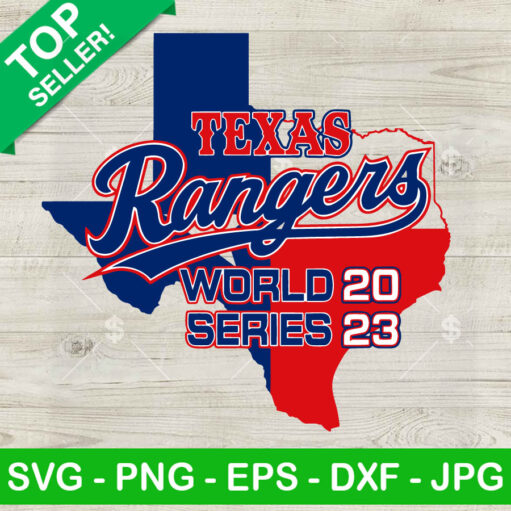 Texas Rangers World Series 2023 Svg Png
