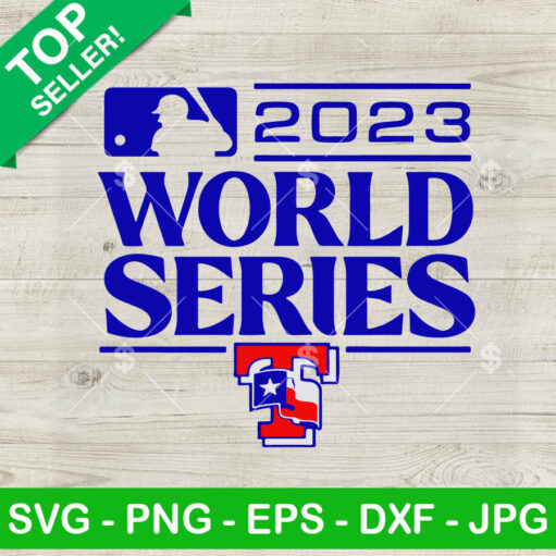 Texas Ranger World Series 2023 SVG