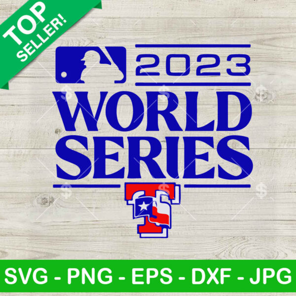 Texas Ranger World Series 2023 SVG