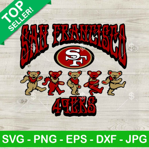 San Francisco 49Ers Dancing Bears Svg