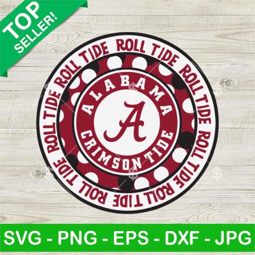 Alabama Crimson Tide Svg