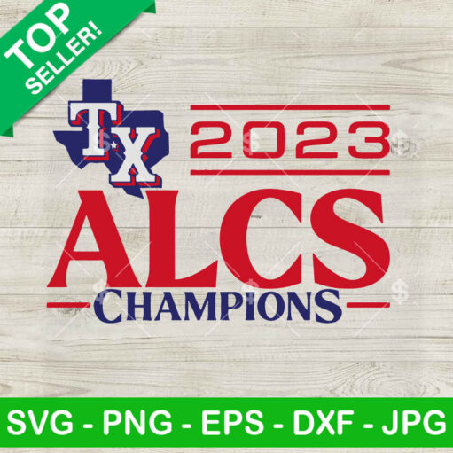 Texas ALCS Champions 2023 SVG