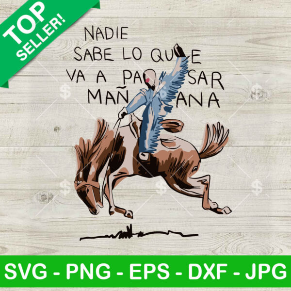Bad Bunny New Album Cover SVG, Benito Bad Bunny Bad bunny SVG, Nadie Sabe Lo Que Va a Pasar Manana SVG cricut