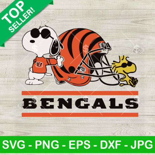 Cincinnati Bengals Snoopy Woodstock SVG