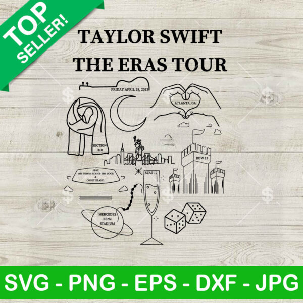 Taylor Swift The Eras Tour SVG