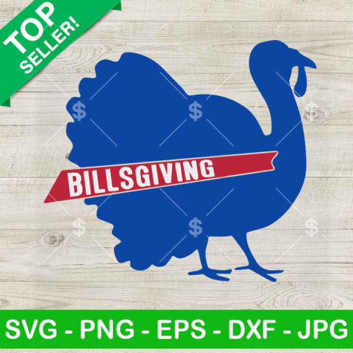 Billsgiving Funny Turkey Thanksgiving Svg