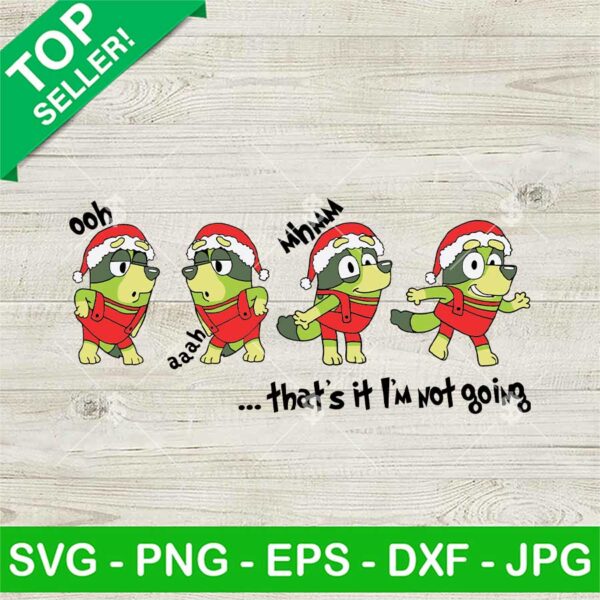 Bluey Grinch Ooh Ahh SVG